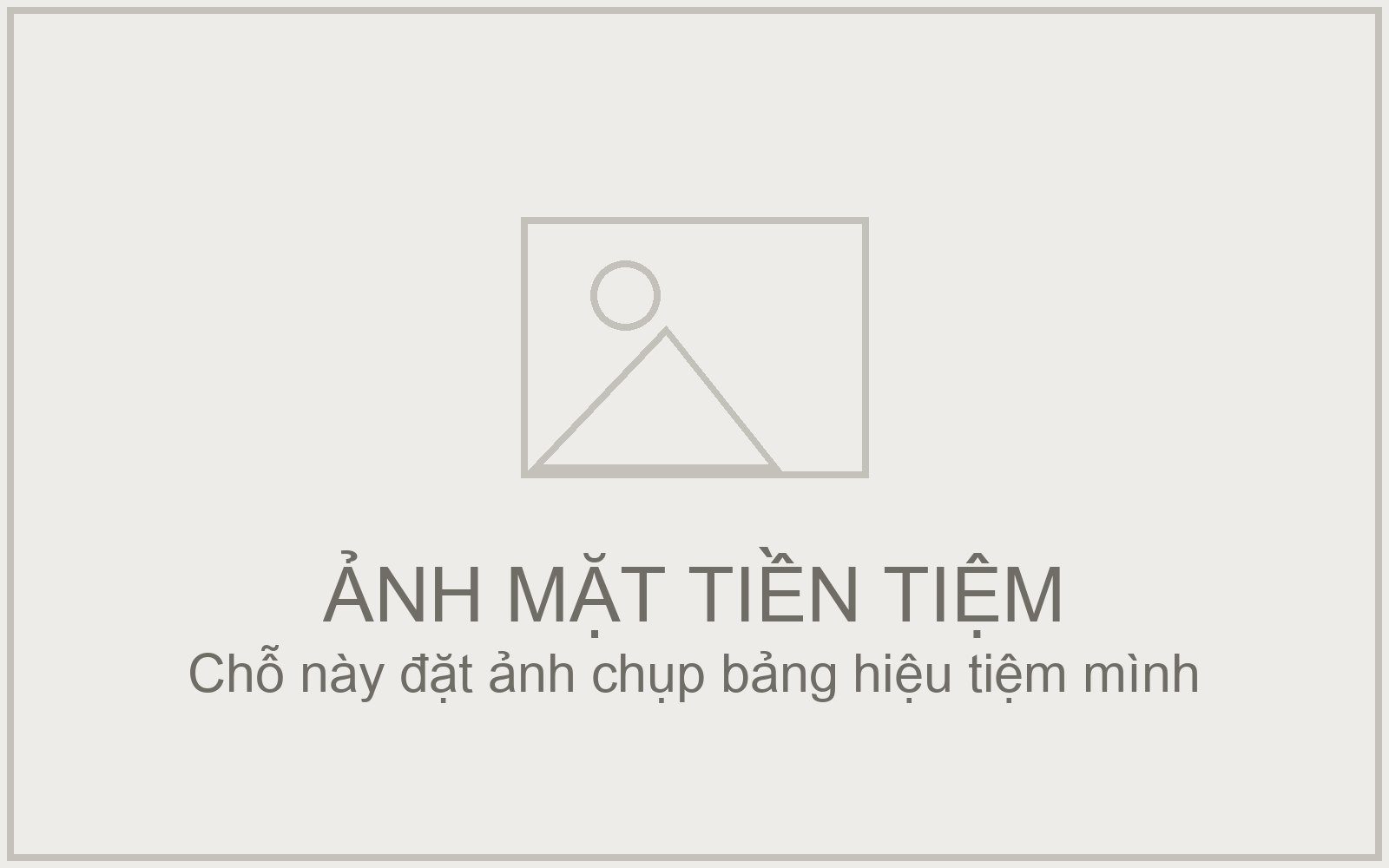 Mặt tiền tiệm